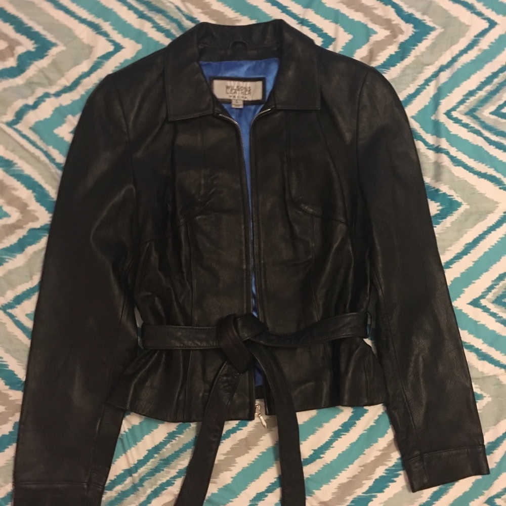 NWOT Genuine Leather Jacket, size L